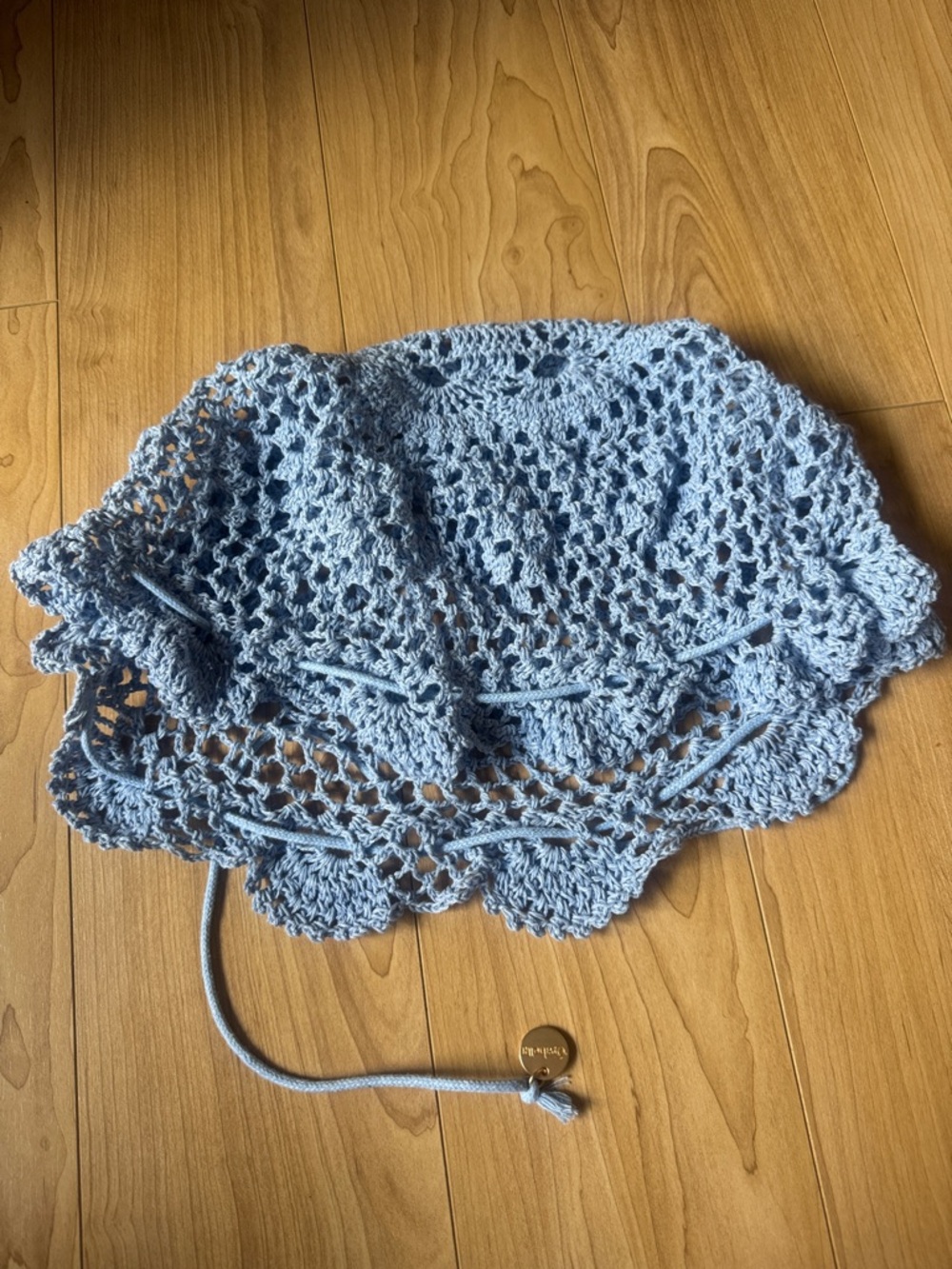 OREBELLA blue knit bonnet